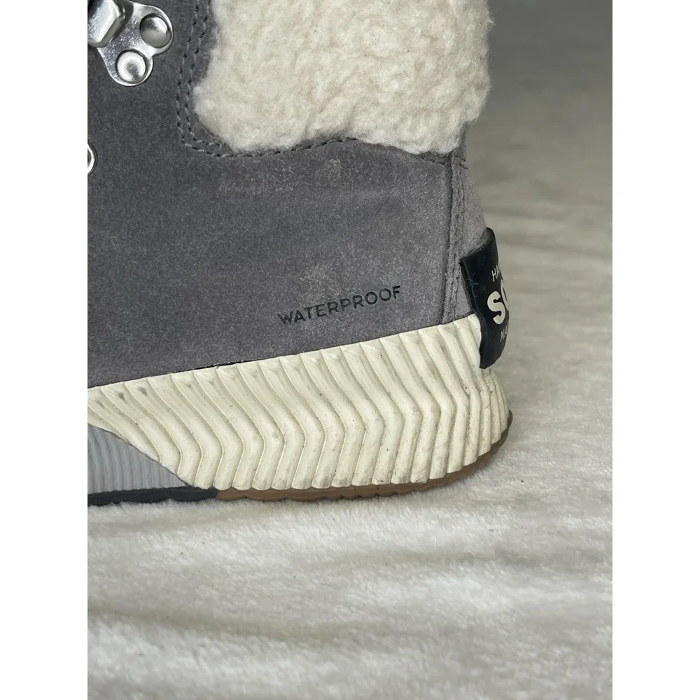 Sorel Women's Size 5 Out N About III Conquest Waterproof Boots Quarry/Fawn Suede